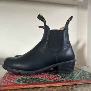 Blundstone Black Leather Ankle Boots